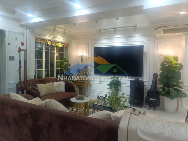 Biệt thự sân vườn+gara đẳng cấp hẻm 10m nơ trang long 198m2 ngang 9m gần chợ chỉ 32 tỷ