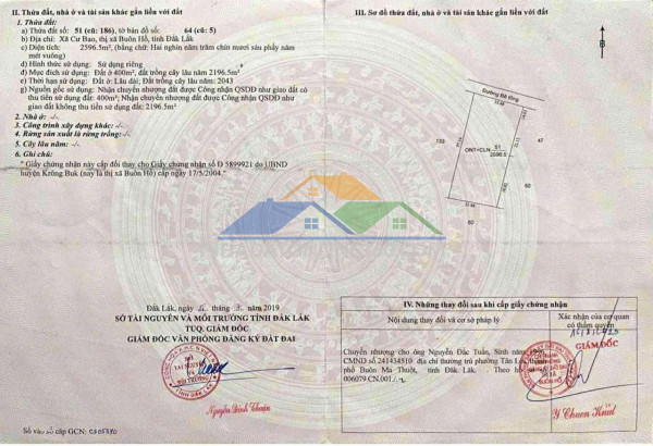 Bán đất tại xã cư bao, thị xã buôn hồ, tỉnh đắk lắk