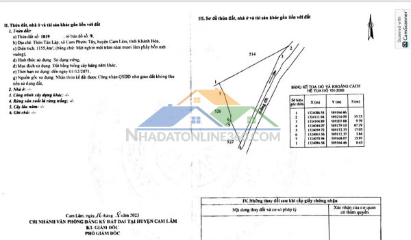 Đất đẹp - đầu tư sinh lời - chính chủ bán lô đất mặt tiền xã cam phước tây, cam lâm, khánh hoà