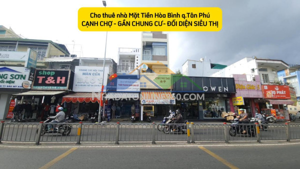 Cho thuê nhà mặt tiền tân kỳ tân quý 150m², 1 lầu - ngang 6m