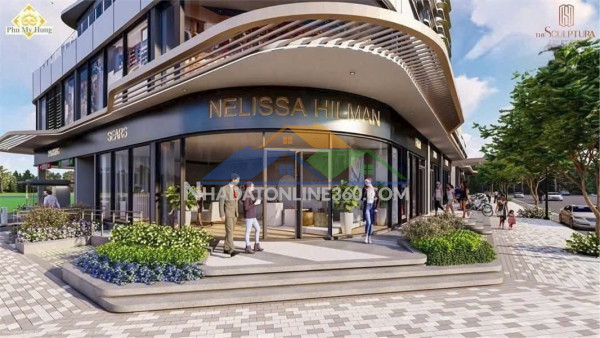 Shophouse the sculptura phú mỹ hưng, 242 m2, 2 tầng, mua tt cđt, lịch tt t9/2027. ls 0%
