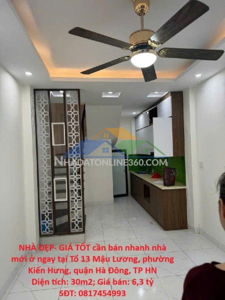 Nhà đẹp- giá tốt cần bán nhanh nhà mới ở ngay tại quận hà đông, tp hà nội