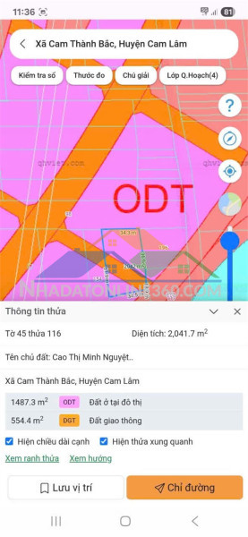 Hot hot - chính chủ bán lô đất đẹp xã cam thành bắc, cam lâm, khánh hoà