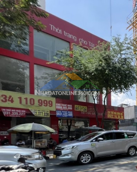 Cho thuê nhà 339 hai bà trưng, phường võ thị sáu, quận 1