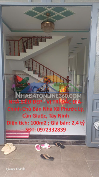 Nhà siêu đẹp - vị trí đắc địa- chính chủ bán nhà xã phước lý, cần giuộc, tây ninh