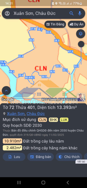 Anh chị cần  đất vườn view suối nghĩ dưỡng 

⛔ vị trí lô đất thuộc xã bầu lâm - thành phố hồ chí minh.