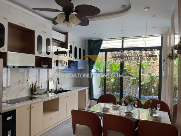 ♥ nhà gần mt phạm văn nghị, 74m2, 3 tầng, mới tinh, hồ bơi, 6 tỷ