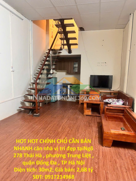Hot hot chính chủ cần bán nhanh căn nhà vị trí đẹp tại quận đống đa, tp hà nội