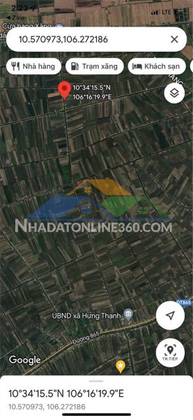 Đất đẹp- giá tốt cần bán nhanh lô đất mặt tiền vị trí đắc địa tại huyện tân phước, tỉnh tiền giang