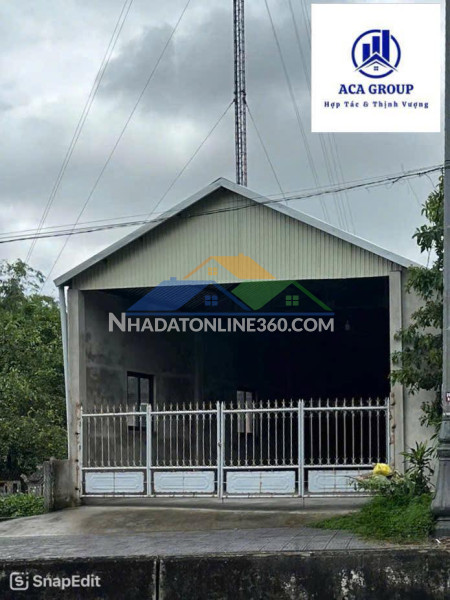 ???? cho thuê kho xưởng gần phú bài – mặt tiền nguyễn tất thành