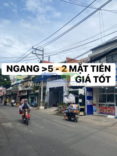2 mặt tiền kd – ngã tư kênh tân hoá – 82m ngang 5.4  – dòng tiền 15tr chỉ 10.x