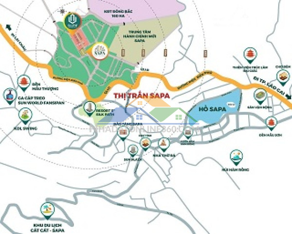 Bán căn liền kề trung tâm tx sa pa – diện tích 100m² – 6 phòng ngủ – nhận nhà ngay
