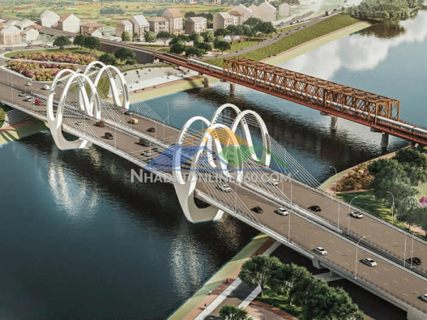 Bán nhà mặt phố phan đăng lưu, 1 mặt ôtô tránh, vỉa hè rộng, đón đầu cầu đuống 2 đang khởi công