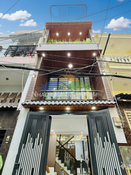 L1575 ⭐️ cạnh cv làng hoa gò vấp, shr, vuông, hxh, 4 tầng, 3.5x12m, 5.x tỷ