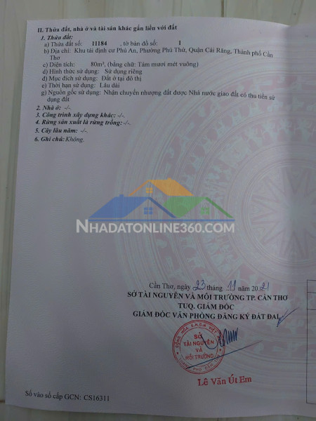 Chính chủ cần bán nhà kho - giá tốt - vị trí tại 103-105, đường b1 kdc phú an