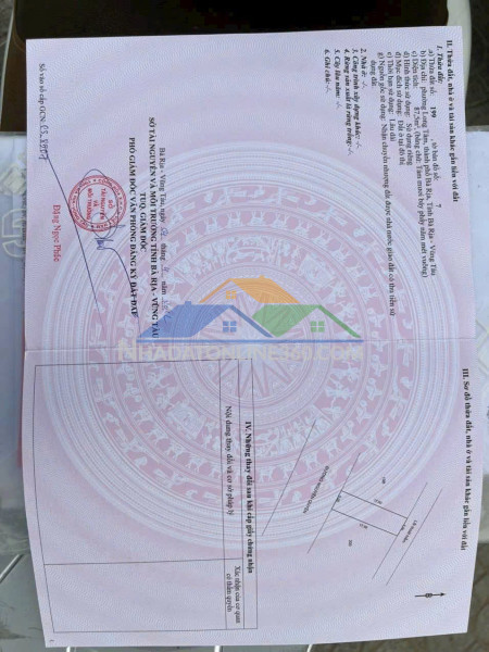 Mặt tiền đường nhựa khu dân cư tại đá bạc ￼- châu đức ( cũ” nghĩa thành mới