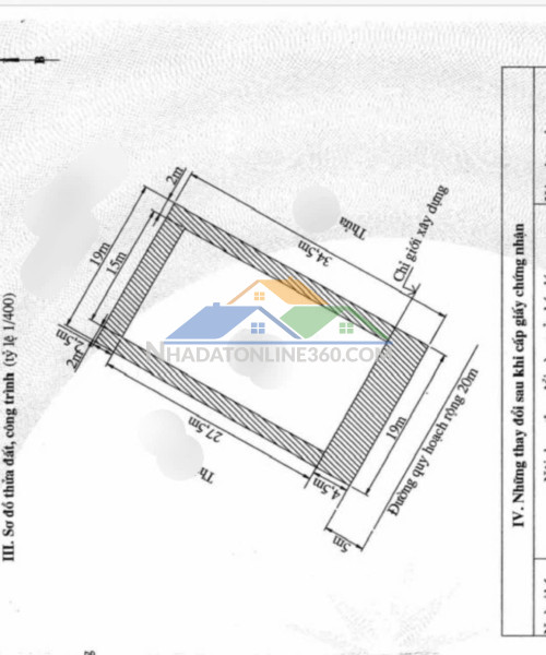 Bán lô đất biệt thự diện tích 655 m tuyến 2 lê hồng phong hải an