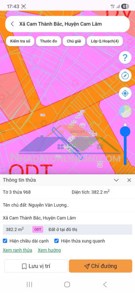 Đầu tư sinh lời - chính chủ cần bán lô đất xã cam thành bắc, cam lâm, khánh hòa