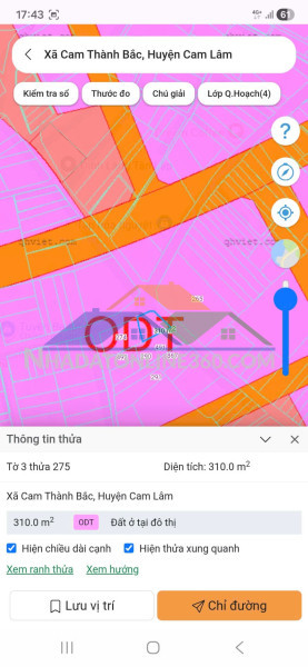 Đất đẹp - giá đầu tư  - cần bán lô đất tại xã cam thành bắc, cam lâm, khánh hòa