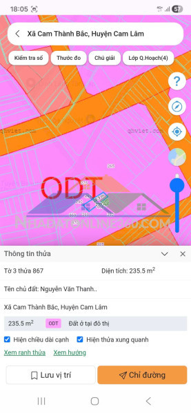 Sở hữu ngay lô đất vị trí đẹp xã cam thành bắc, cam lâm, khánh hòa