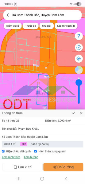 Chính chủ cần bán đất đại phúc - bắc ninh - đường ô tô tránh nhau