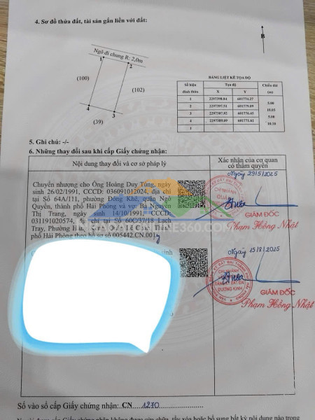 Lô giá hiếm 9xx triệu – mặt đường nhựa 6m nhà mạc hòa nghĩa zalo 0567 222 555