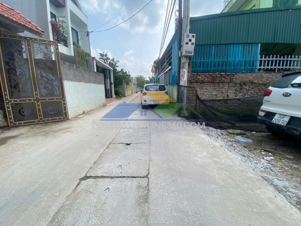 5,x tỷ đất kinh doanh mt 5m,tổ 10 tt quang minh,76m vuông đẹp,gần trường,khu công nghiệp