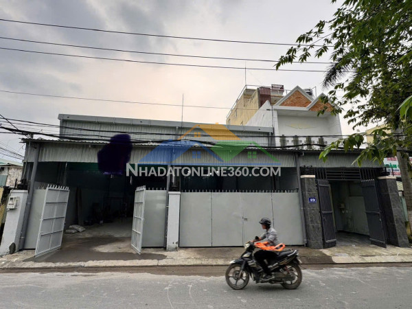 Cho thuê nhà xưởng thạnh xuân , quận 12  – diện tích 500 m², đường xe công – có điện 3 pha