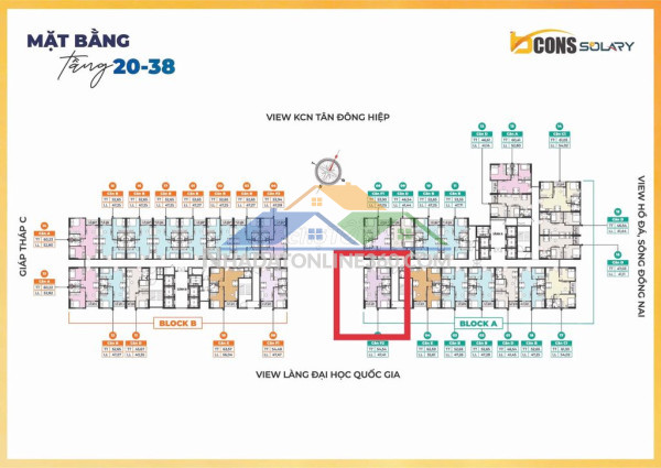 Cần bán căn góc giá tốt – dự án bcons solary