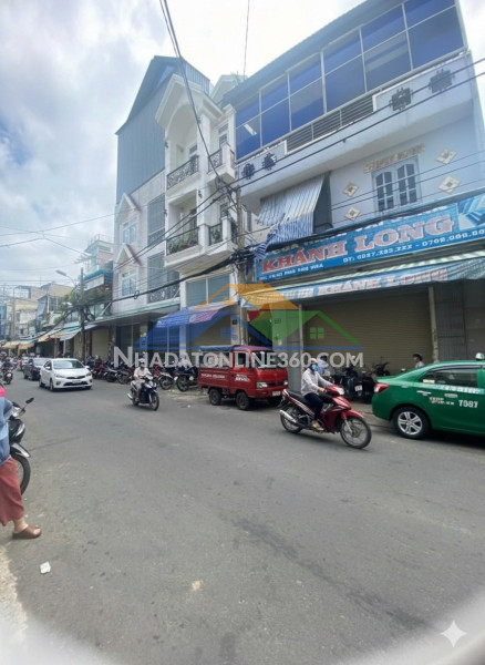 Lô góc mặt tiền chợ vải phú thọ hoà – kd siêu đỉnh – 3 tầng – 57m ngang 5.7 chỉ 6.x