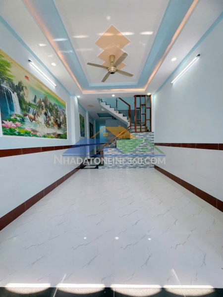 Nhà 1 trệt 1 lầu – gần dự án đông bình dương – đường xe tải, nhà mới tinh