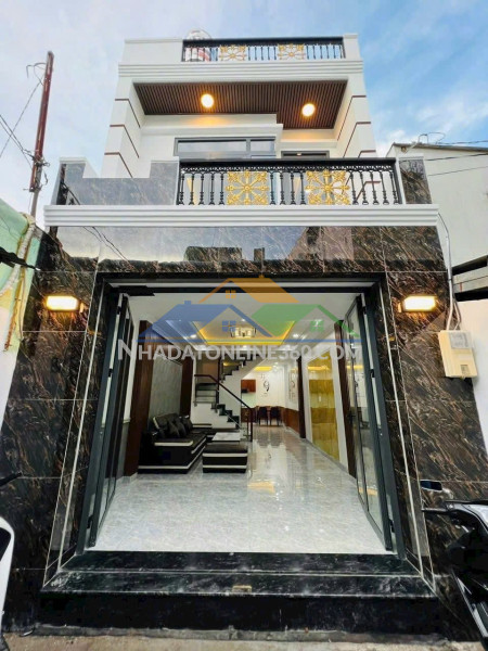 Nhà mới 2 tầng sân thượng nguyễn thị thập  p.bình thuận , q7