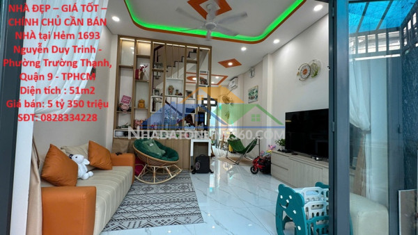 Nhà đẹp – giá tốt – chính chủ cần bán nhà tại nguyễn duy trinh - quận 9