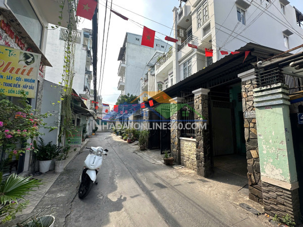 (tin thật 100%) bán đất tặng nhà 177m2 tại hẻm 45 trần thái tông - hxh 5m - gpxd 6 lầu xây chdv