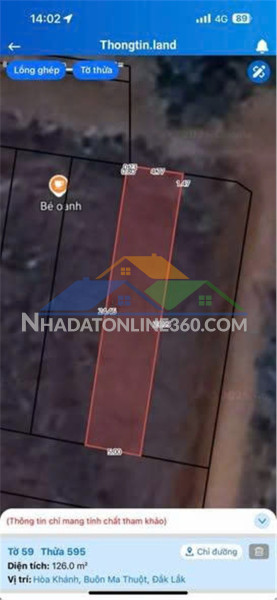 Hot hot – chính chủ cần bán lô đất tại xã hòa khánh, thành...