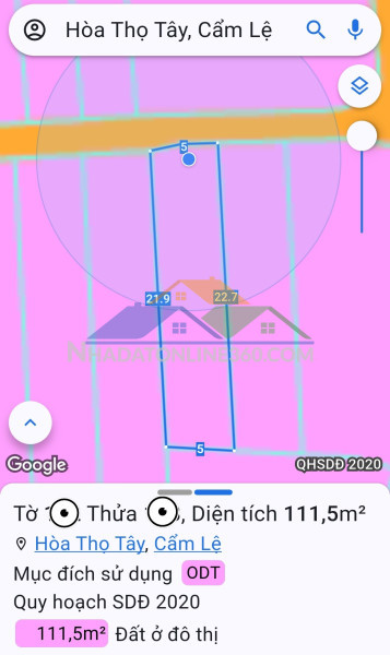 ???? đất đẹp – kiệt ô tô hòa thọ tây – 111,5m² – giá...
