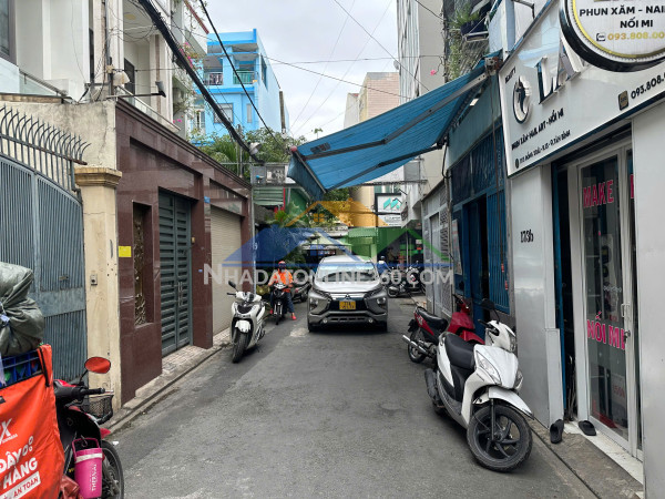 (tin thật 100%) bán nhà 2 mặt thoáng 133m2 x 4t hẻm 17 đồng xoài - hxh 6m ô tô thông - để ở hoặc kd