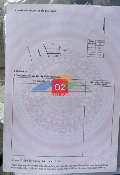 Hot hot - cần bán lô đất tại thôn an định, xã diên phước (diên thọ), huyện diên khánh, khánh hòa