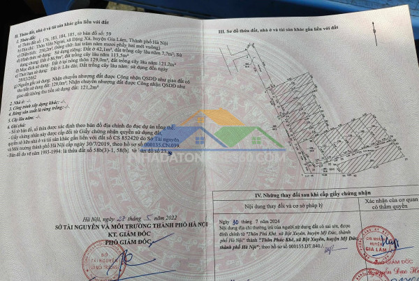 Cần bán 50 m2 đât đặng xá - gia lâm, giá đầu tư, liên hệ 0985865658