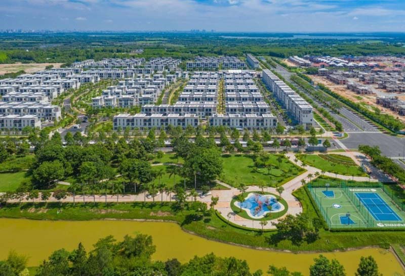 Phân khu 1A The Garden Town - Swan Park đã hoàn thiện